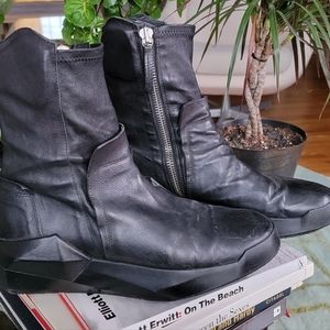 CINZIA ARAIA Avant Garde Boots Facet Sole sz 9 Excellent